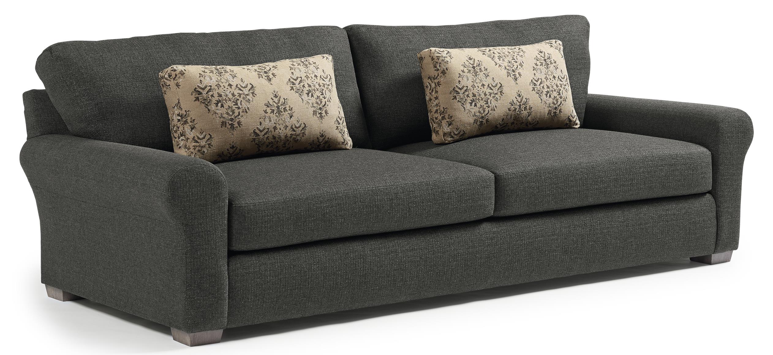 Vendor 411 Sophia S69 Transitional Wide Sofa with Removable Cushions